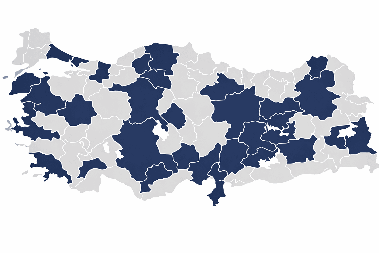 Türkiye Genelinde Hizmet Ağı
